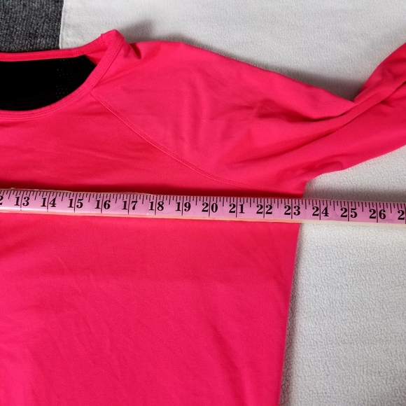 Victoria's Secret PINK Activewear Long Sleeve Shirt Running Mesh Back Size Small - Picture 5 of 8